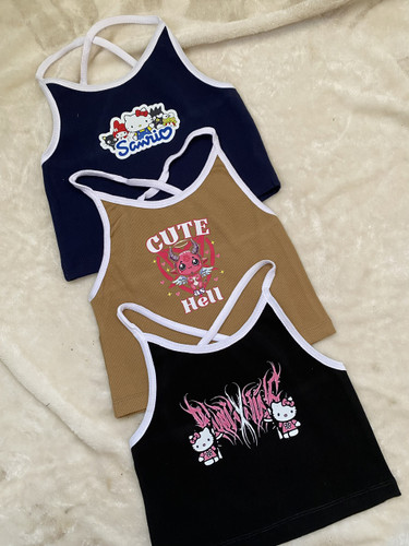 کراپ نوار سفید فانتزی