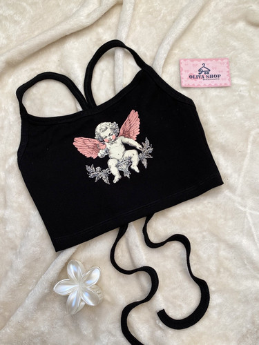 کراپ پشت بندی فرشته مشکی