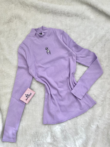 استین بلند یاسی طرح فینگر