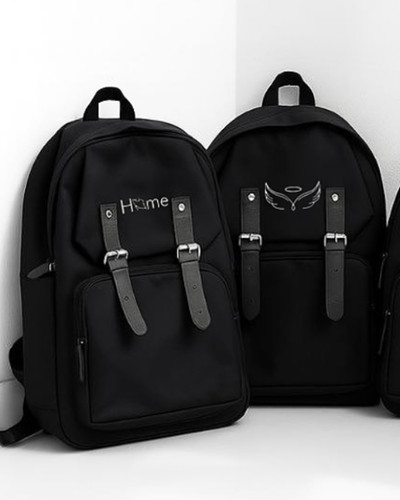 کوله کلاسیک طرح home مشکی