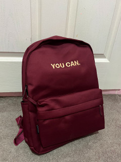 کوله پشتی زرشکی you can